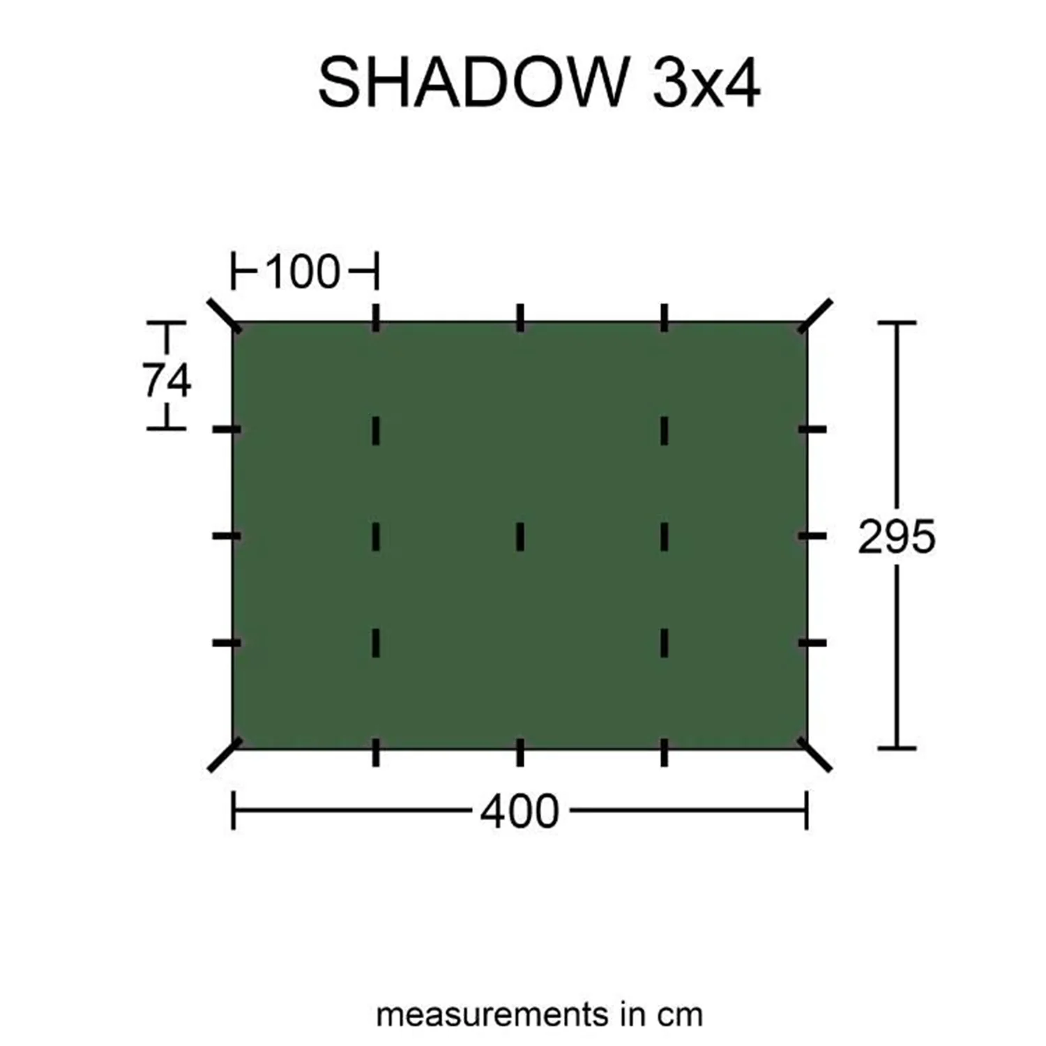 Orson Shadow Tarp - 3x4m, 1.2kg - Image 8