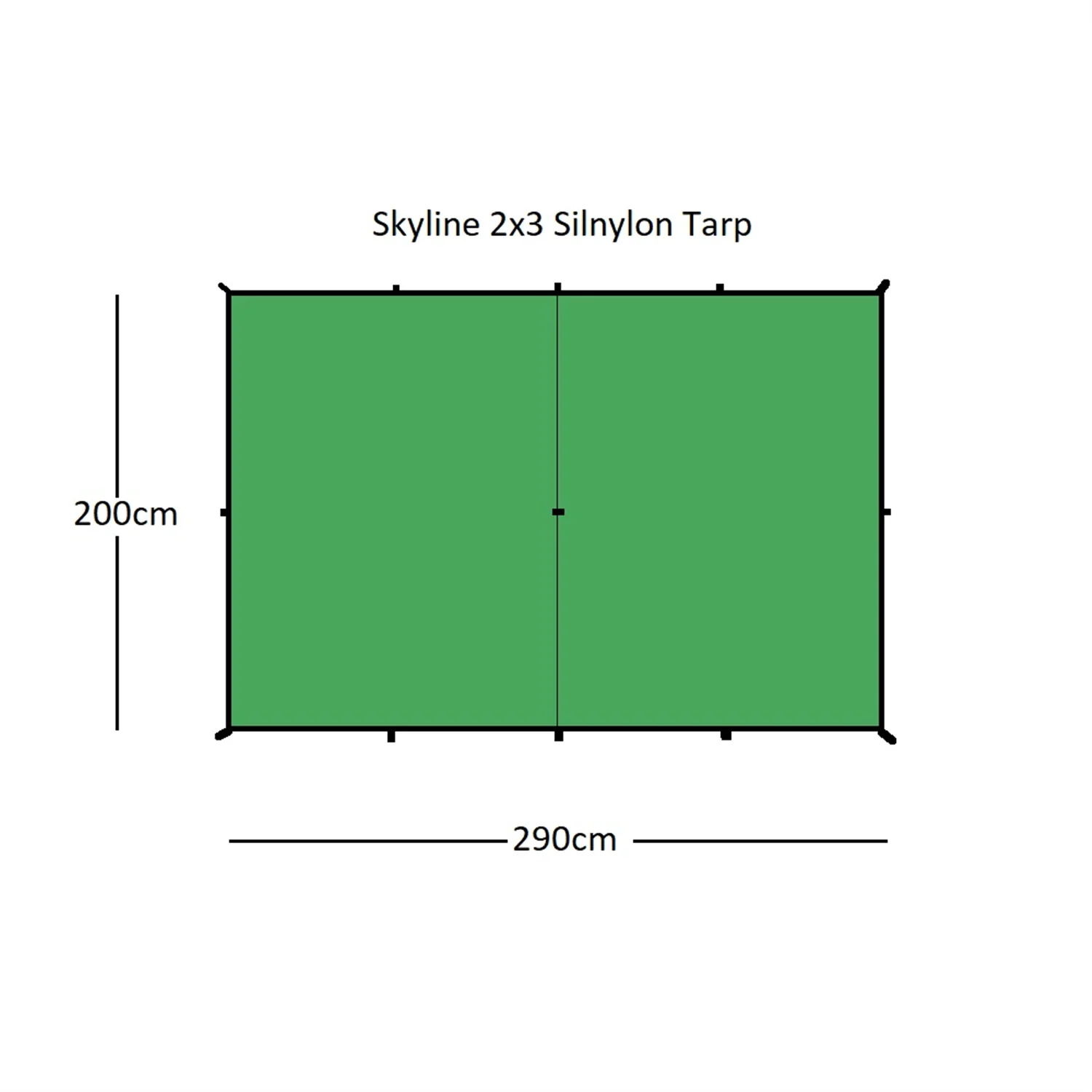 Orson Skyline Ultralight Tarp - 2x3m, 20D Ripstop Silnylon, 380g - Image 15